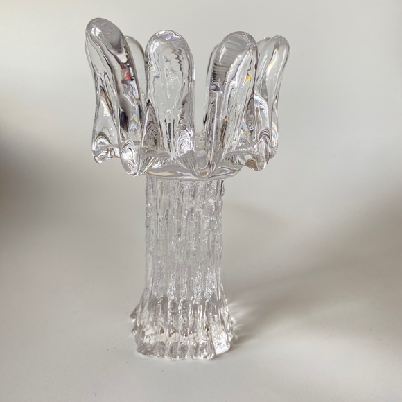 Vintage Kosta Boda Sunflower Candleholder, Swedish Art Glass by Göran Wärff - Picture 2 of 12